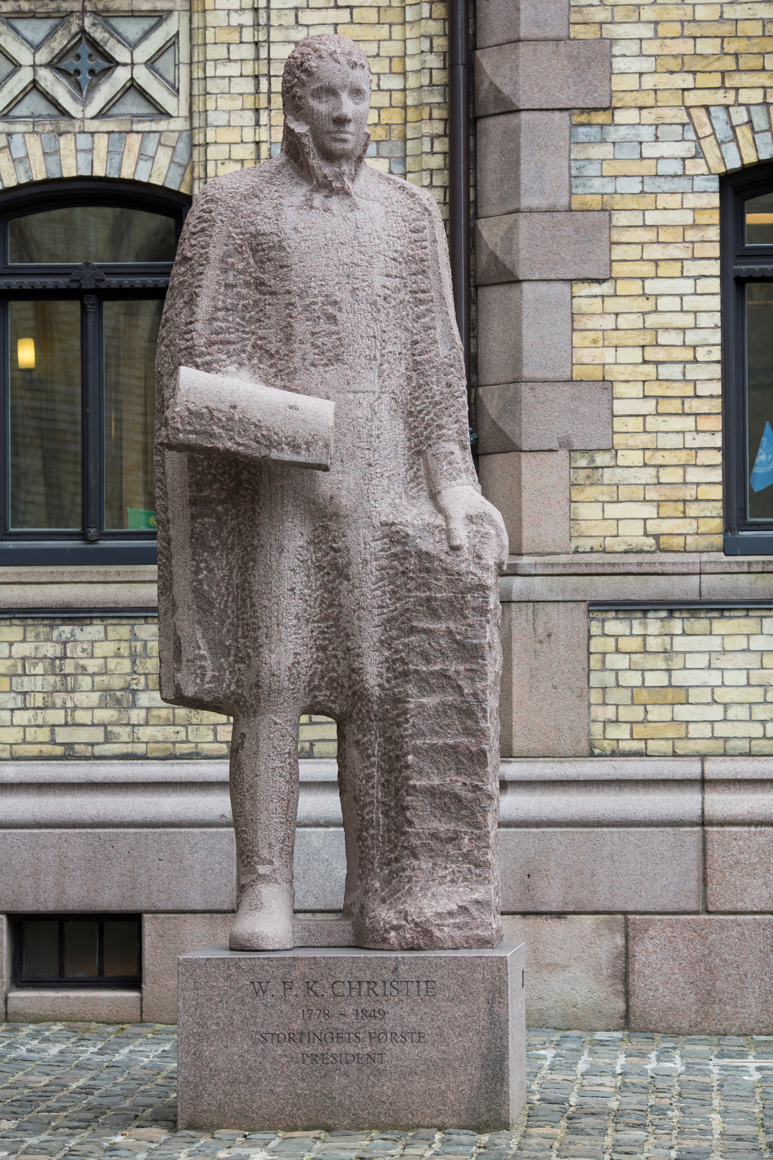 Statue av Wilhelm Frimann Koren Christie