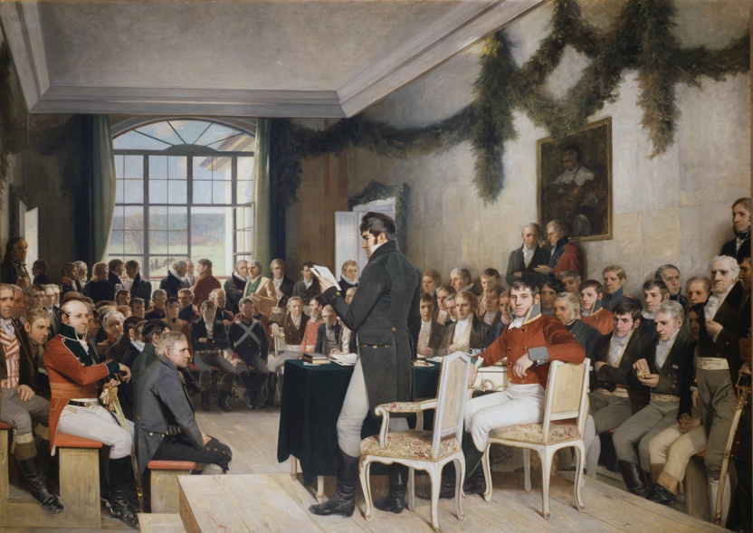 Maleriet Eidsvold 1814.