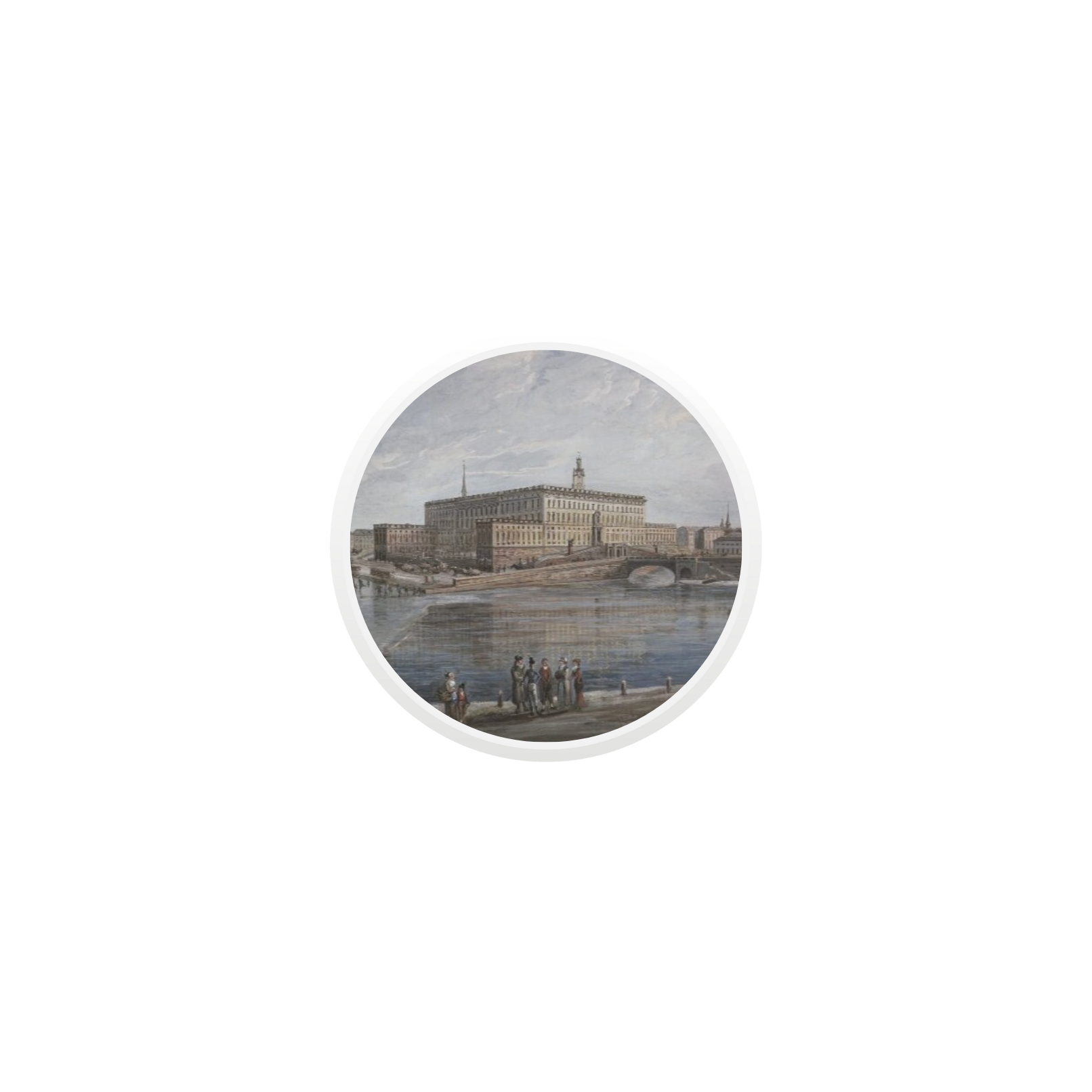 Stockholms slott, ca. 1800.