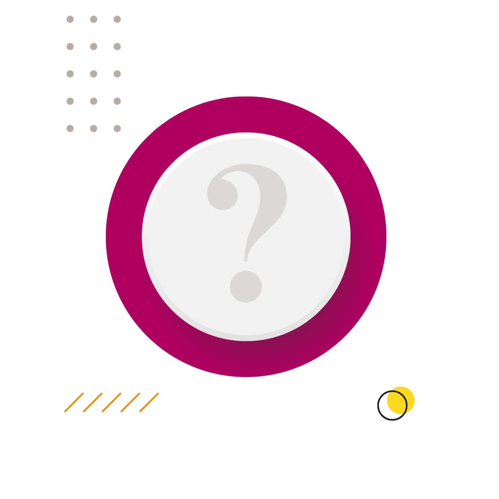 Illustrasjon med spørsmålstegn.